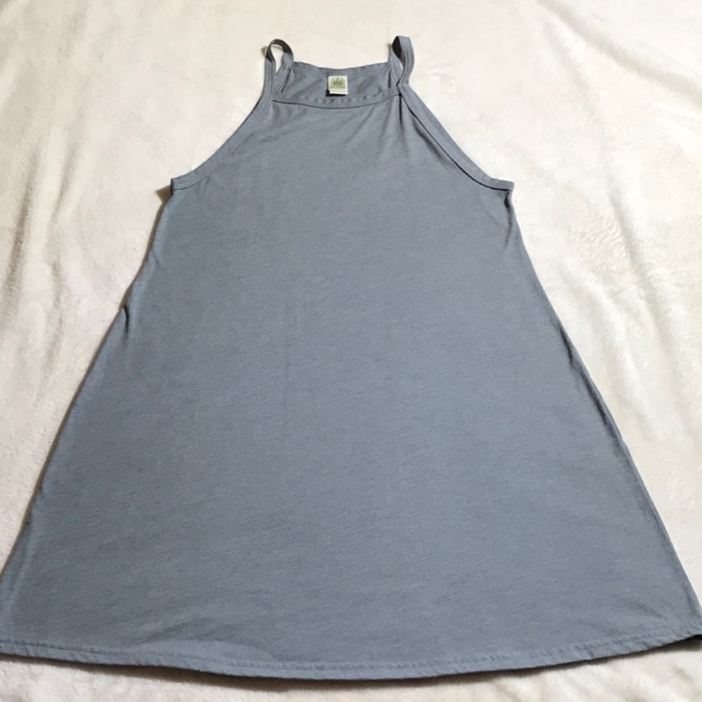 Soul Flower Gray Sleeveless Dress